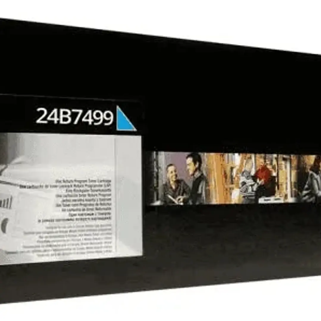 Lexmark 24B7499 Cyan Cartucho de Toner Original - 24B7499 1