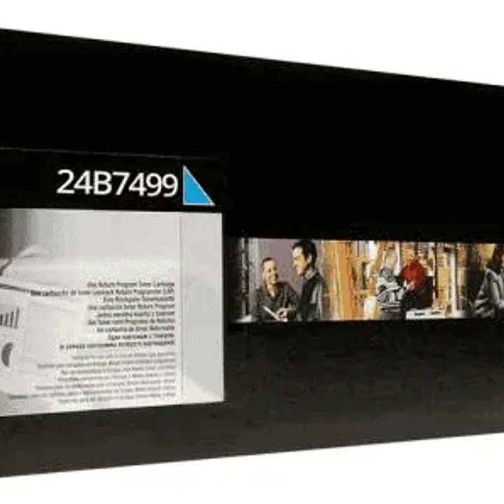 Lexmark 24B7499 Cyan Cartucho de Toner Original - 24B7499 1