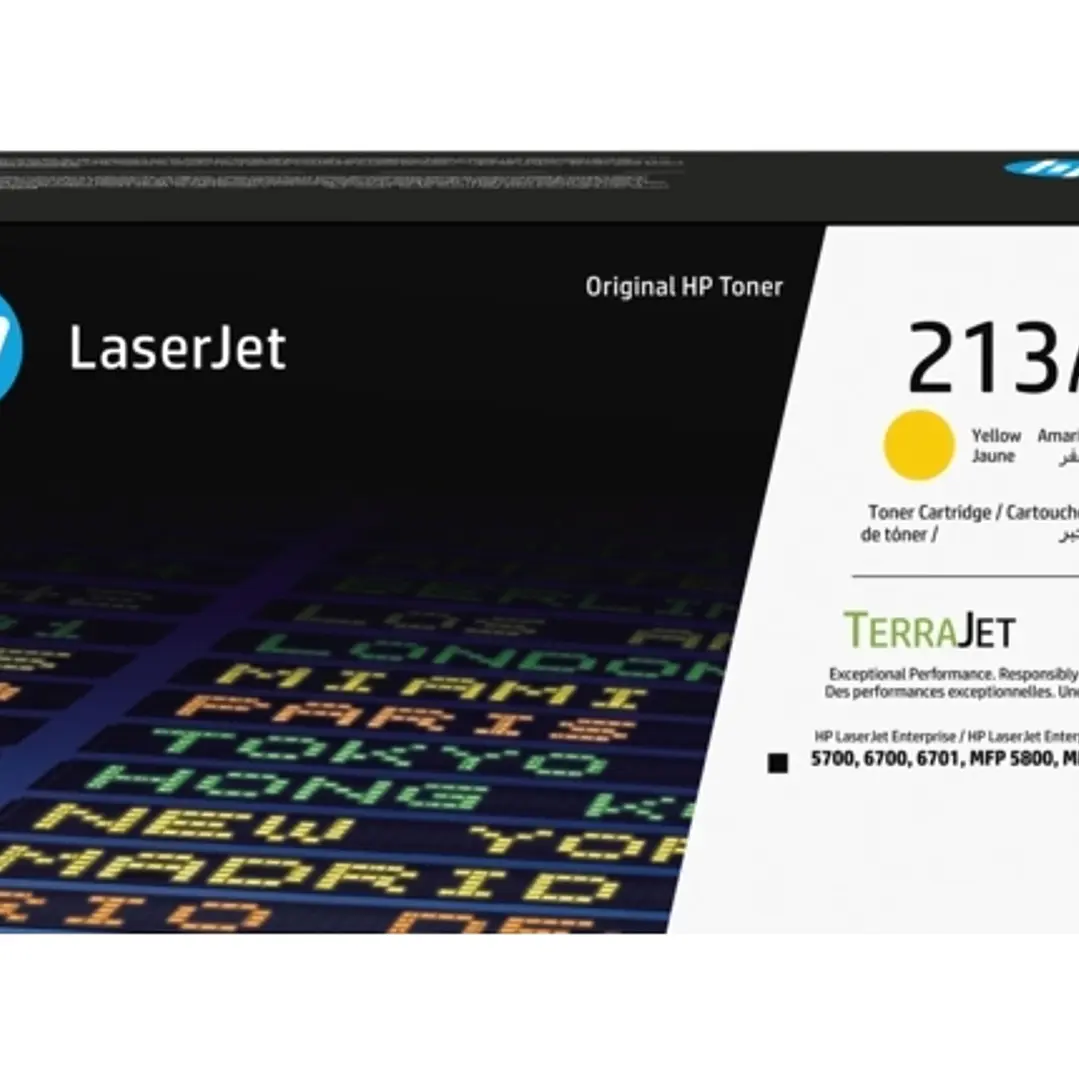 HP W2132A Amarillo Cartucho de Toner Original - 213A 1