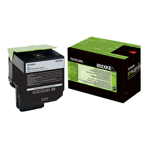 Lexmark CX510 Negro Cartucho de Toner Original - 80C2XK0/80C2XKE/80C0X10/802XK