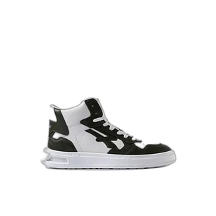 Upower Exa Calzado de Seguridad Alto - Talla 43 - Proteccion OB SR, Diseño Ergonomico, Suela Antideslizante - Color Blanco/Verde Oscuro