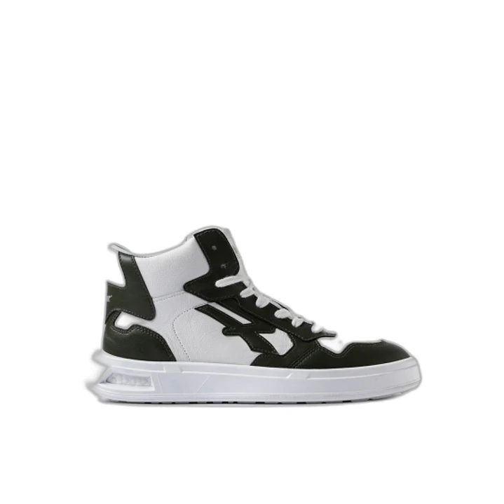 Upower Exa Calzado de Seguridad Alto - Talla 41 - Proteccion OB SR, Diseño Ergonomico, Suela Antideslizante - Color Blanco/Verde Oscuro 1