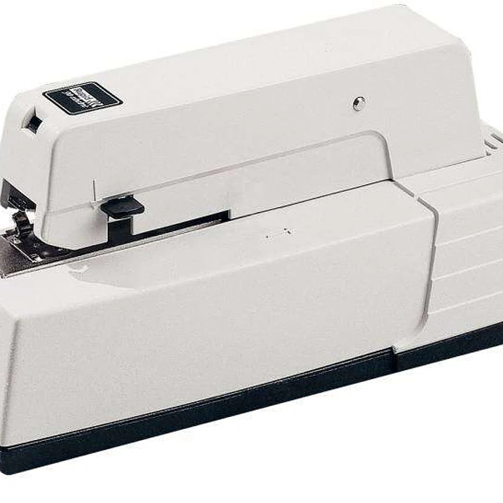 Rapid 90Ec Grapadora Electrica Classic - Grapa hasta 30 Hojas - Carga Frontal - Grapas 44/6-7mm - Blanco/Negro 1