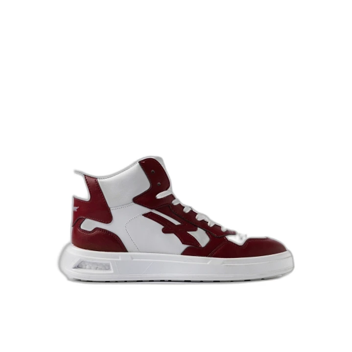 Upower Kalysta Calzado de Seguridad Alto - Talla 36 - Proteccion OB SR, Diseño Ergonomico, Suela Antideslizante - Color Blanco/Rojo 1