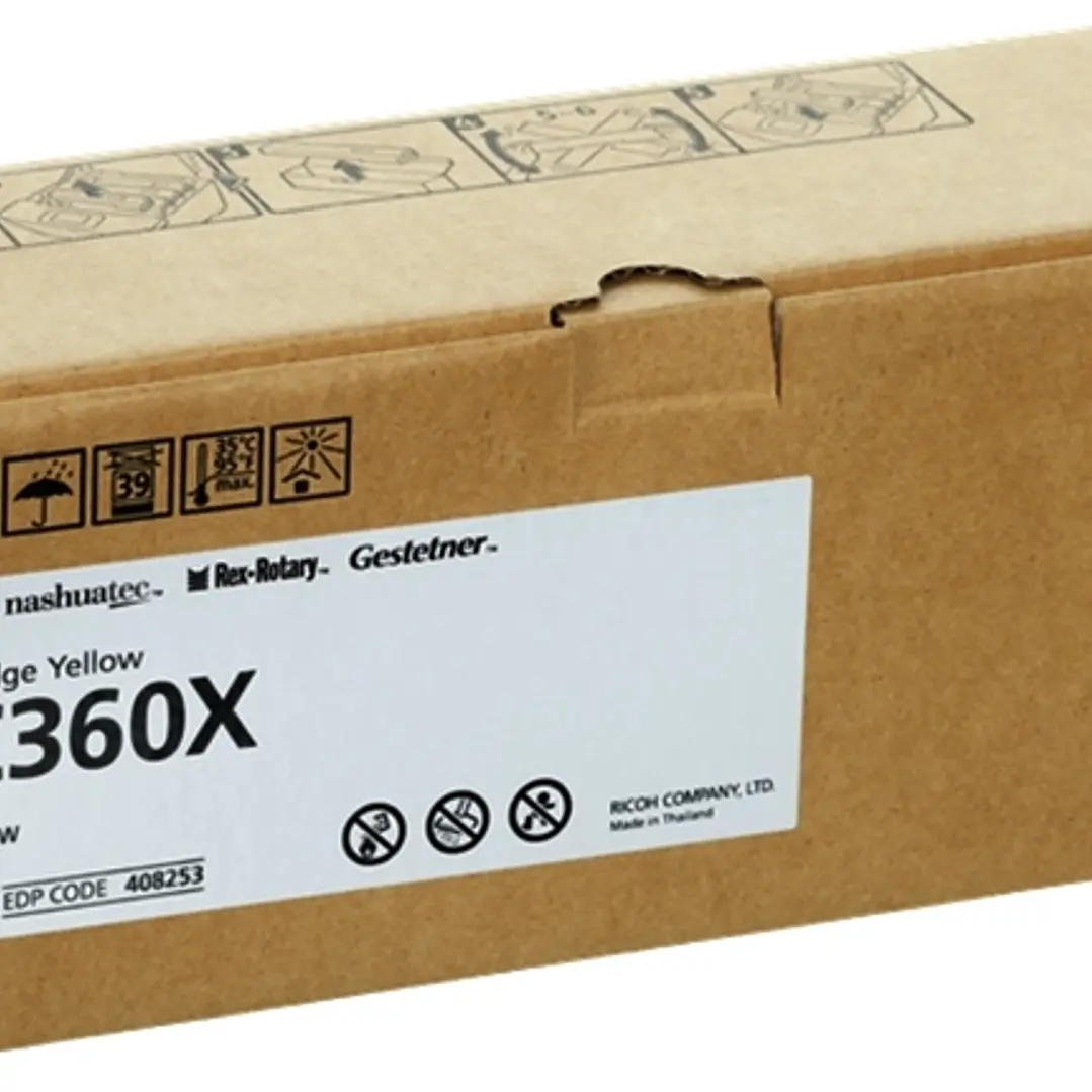 Ricoh Aficio SP-C361 Amarillo Cartucho de Toner Original - 408253/SPC360X 1