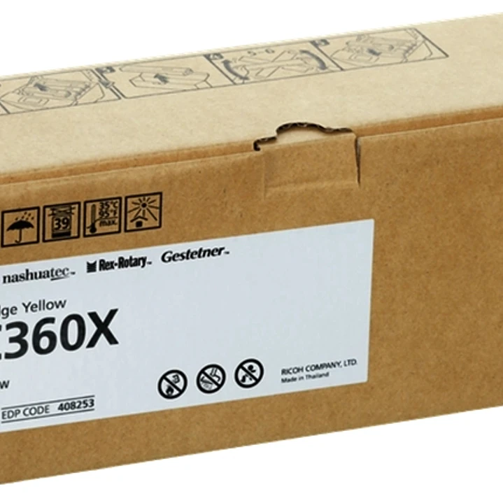 Ricoh Aficio SP-C361 Amarillo Cartucho de Toner Original - 408253/SPC360X 1