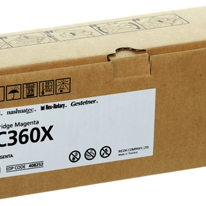 Ricoh Aficio SP-C361 Magenta Cartucho de Toner Original - 408252/SPC360X 1