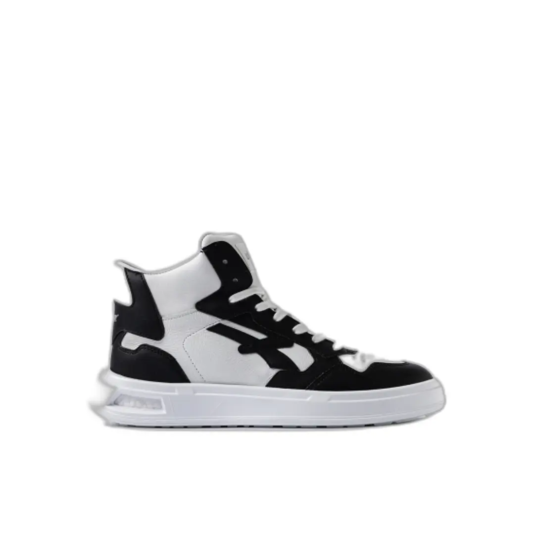 Upower Hunter Calzado de Seguridad Alto - Talla 42 - Proteccion OB SR, Diseño Ergonomico, Suela Antideslizante - Color Blanco/Negro 1