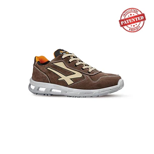 Upower Spyke S ESD Calzado de Seguridad Bajos - Talla 45 - Cuero Nubuck Resistente, Puntera de Aluminio, Hidrofugos, Antiarrugas, Antideslizantes, Sue