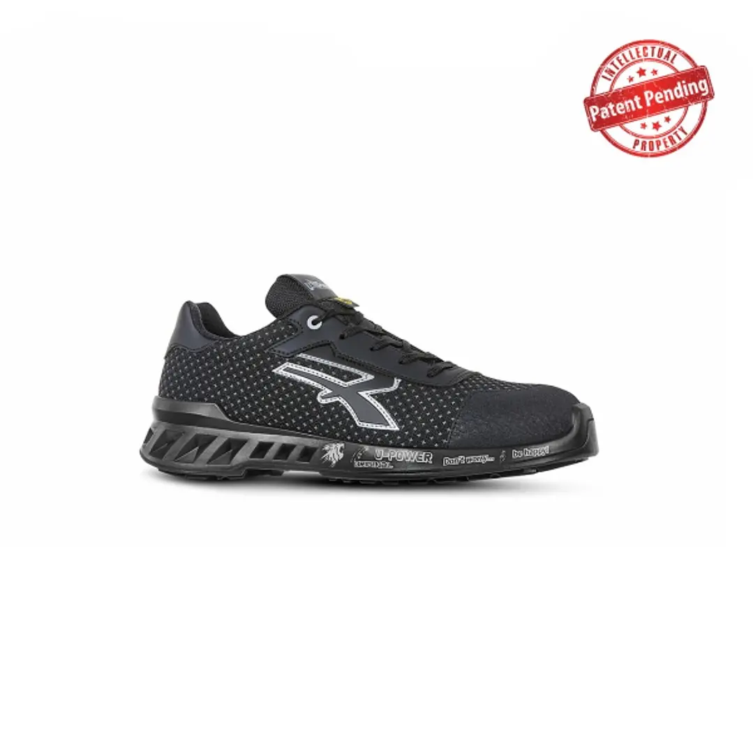 Upower Logan S ESD Calzado de Seguridad Bajos - Talla 46 - Proteccion S3S CI FO SR, Sistema Anti-Perforacion, Suela Antideslizante, Resistente al Acei 1