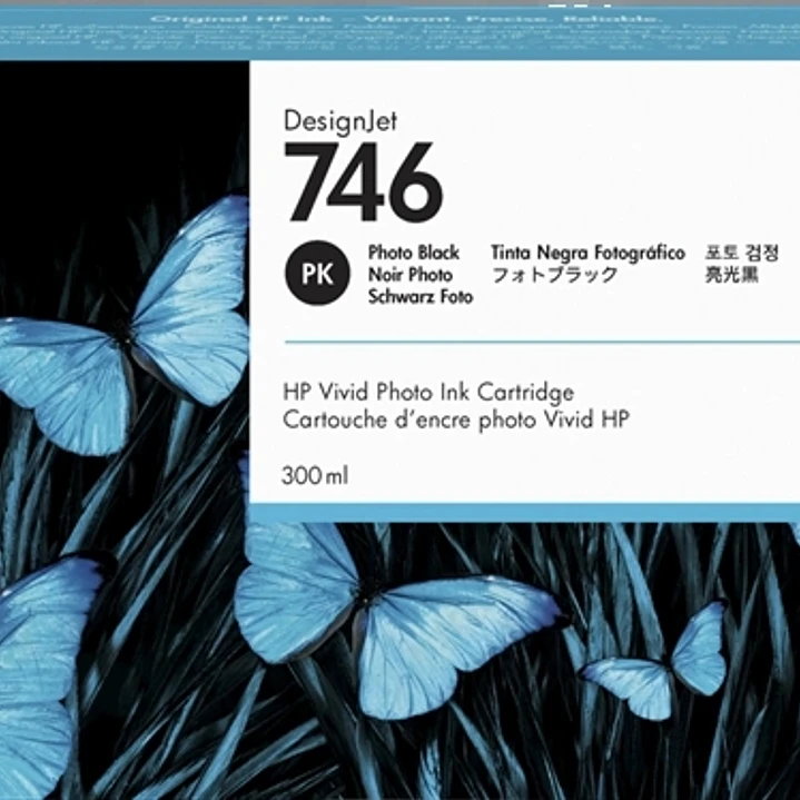 HP 746 Negro Photo Cartucho de Tinta Original - P2V82A 1