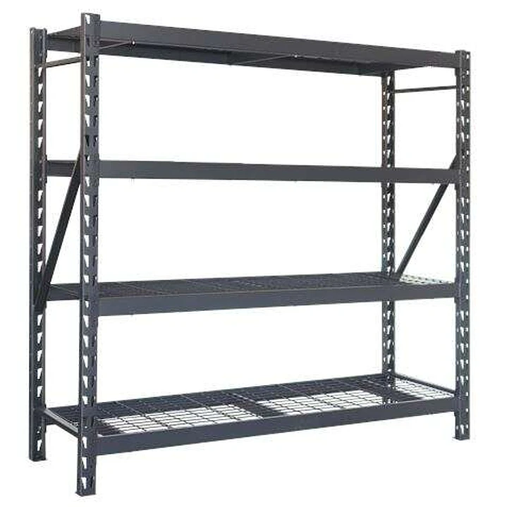 Blim Estanteria Metalica Ajustable - Dimensiones 195x183x61mm - Soporte 700kg por Balda - Facil Montaje - Recubrimiento Polvo Negro - Color Negro 1