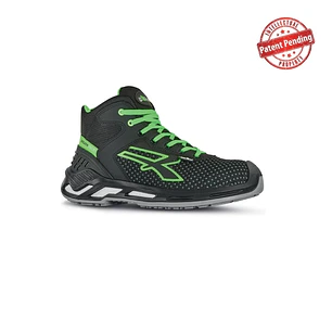 Upower Harry S ESD Calzado de Seguridad Altos - Talla 36 - Resistencia a la Abrasion, Impermeables, Transpirables, Escudo Anti-Impactos, Puntera de Al