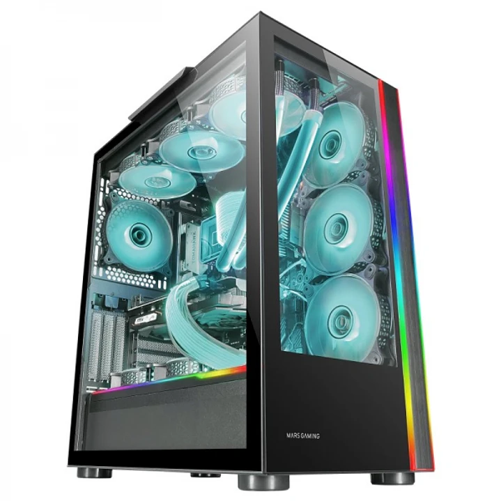 Mars Gaming MC-Ultra Torre Custom XXL - Cristal Templado - USB 3.0 - ARGB - Color Negro 1
