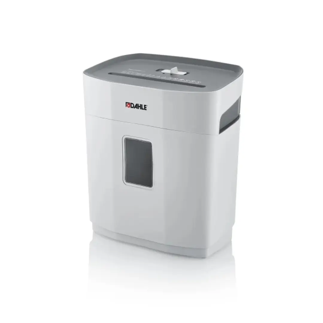 Dahle PaperSAFE 120 Destructora de Papel Manual Corte en Particulas P-4 - Destruye hasta 8 Hojas - Papelera de 12L - Apta para Papel y Tarjetas - Colo 1