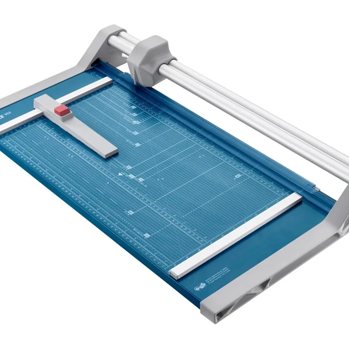 Dahle 552 Cizalla Profesional de Rodillo Formato A3 - Capacidad 20 Hojas - Cuchilla Circular Autoafilable de Acero - Dos Topes Angulares 1