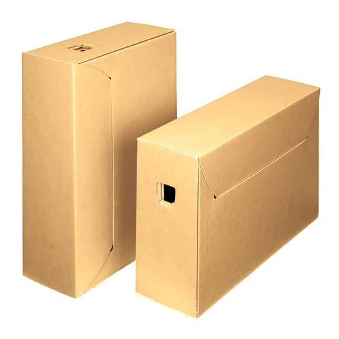 Fellowes Loeffs Pack de 50 Cajas de Archivo Definitivo - Libre de Acido 10 Años - Color Marron 1