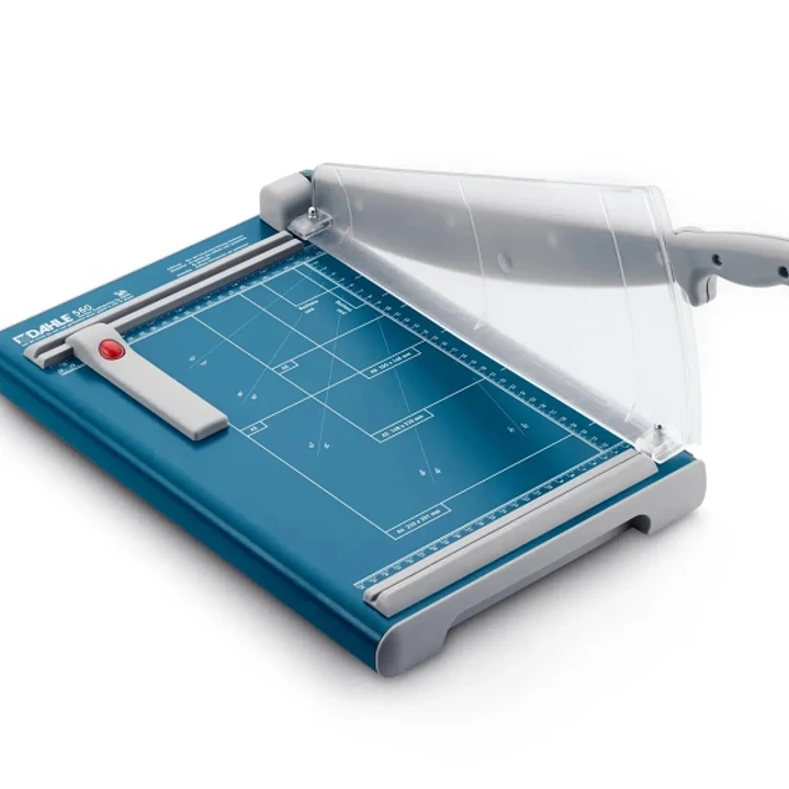 Dahle 560 Cizalla de Palanca de Precision Formato A4 - Capacidad 25 Hojas - Cuchilla de Acero de Solingen - Proteccion de Cuchillla 1