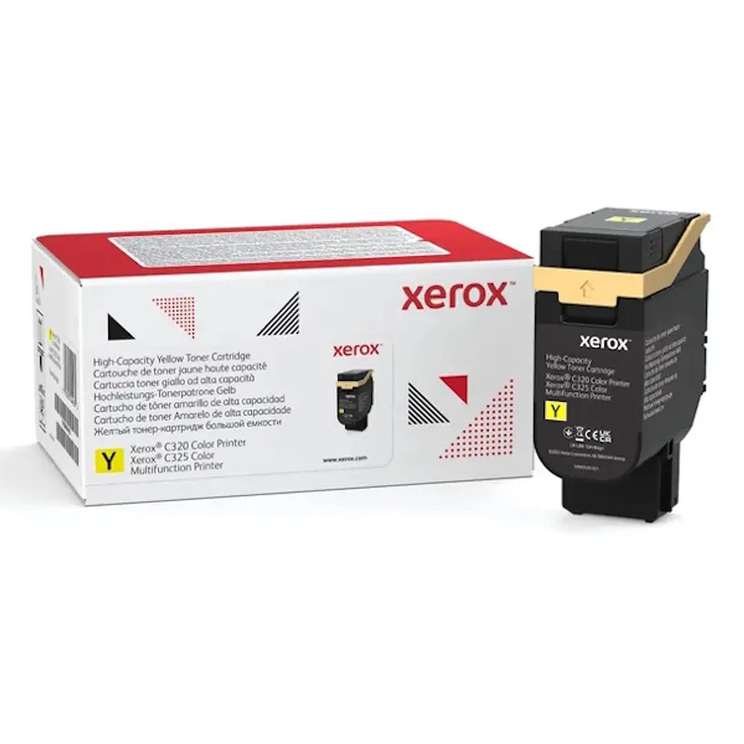 Xerox C320 C325 Amarillo Cartucho de Toner Original - 006R04830 1