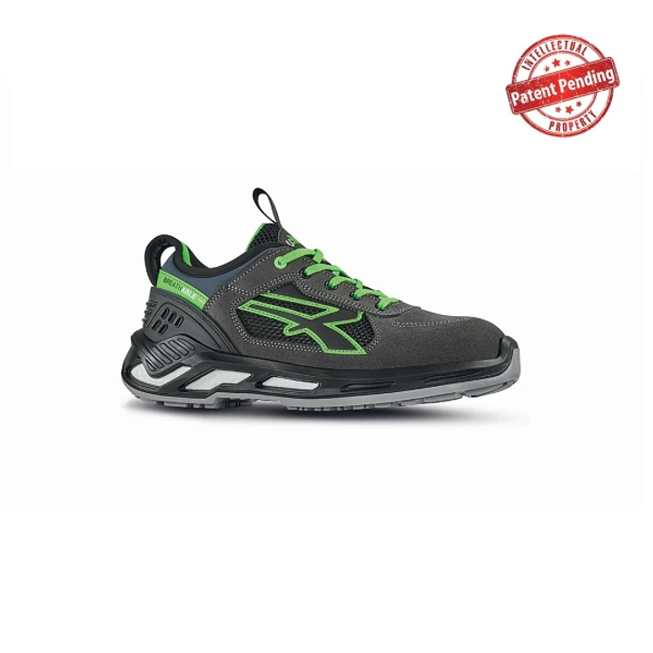 Upower Negan S ESD Calzado de Seguridad Bajos - Talla 39 - Comodidad y Ligereza, Nailon Ultraflexible y Gamuza Suave, Puntera de Aluminio, Suela Antid 1