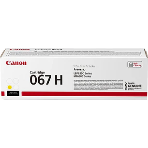 Canon 067H Amarillo Cartucho de Toner Original - 5103C002