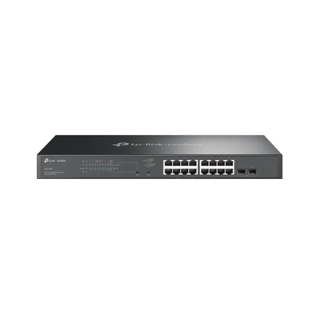 TP-Link Omada SG2218P Switch 18 Puertos - Control de Trafico - 16xRJ45 PoE+ 1Gbps - 2xSFP 1Gbps - Conmutacion 36Gbps - Soporta QOS - Seguridad Avanzad 1
