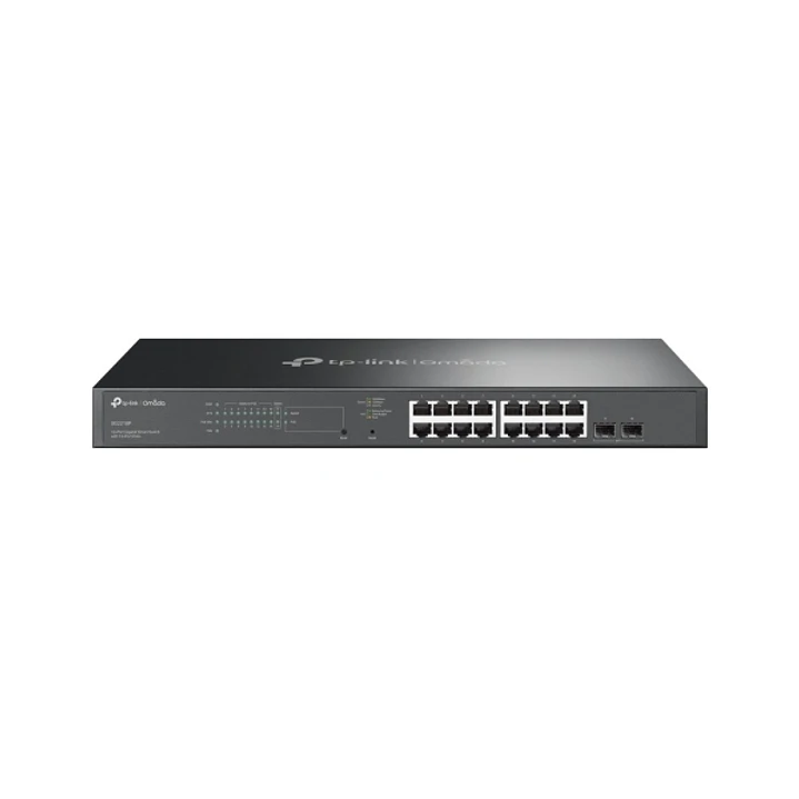 TP-Link Omada SG2218P Switch 18 Puertos - Control de Trafico - 16xRJ45 PoE+ 1Gbps - 2xSFP 1Gbps - Conmutacion 36Gbps - Soporta QOS - Seguridad Avanzad 1