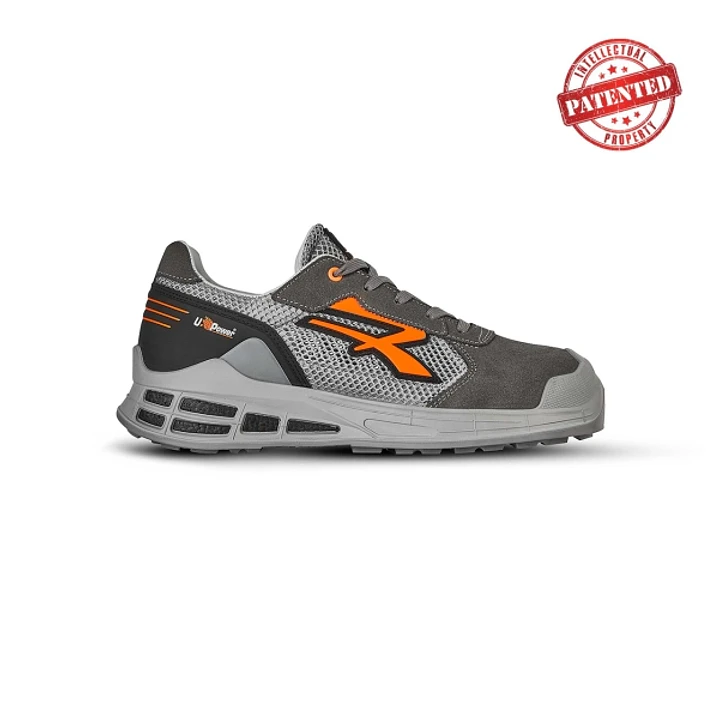 Upower Moki S ESD Calzado de Seguridad Innovador - Talla 40 - Empeine de Malla Ultranspirable, Puntera AirToe Aluminium, Sistema Antiperforacion - Col 1