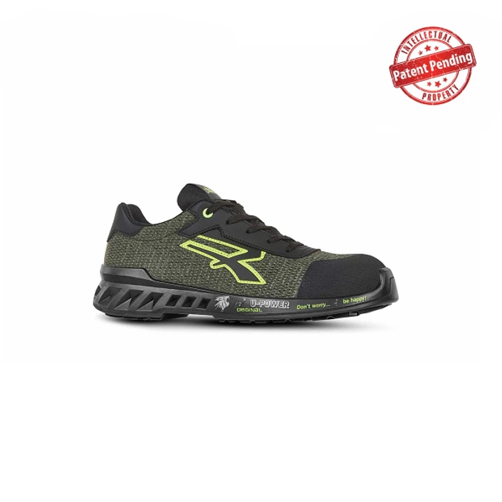 Upower Robin S ESD Calzado de Seguridad Super Ligeros - Talla 46 - Sistema Anti-Perforacion Ultraligero, Puntera AirToe Aluminium, Nylon Transpirable, 1