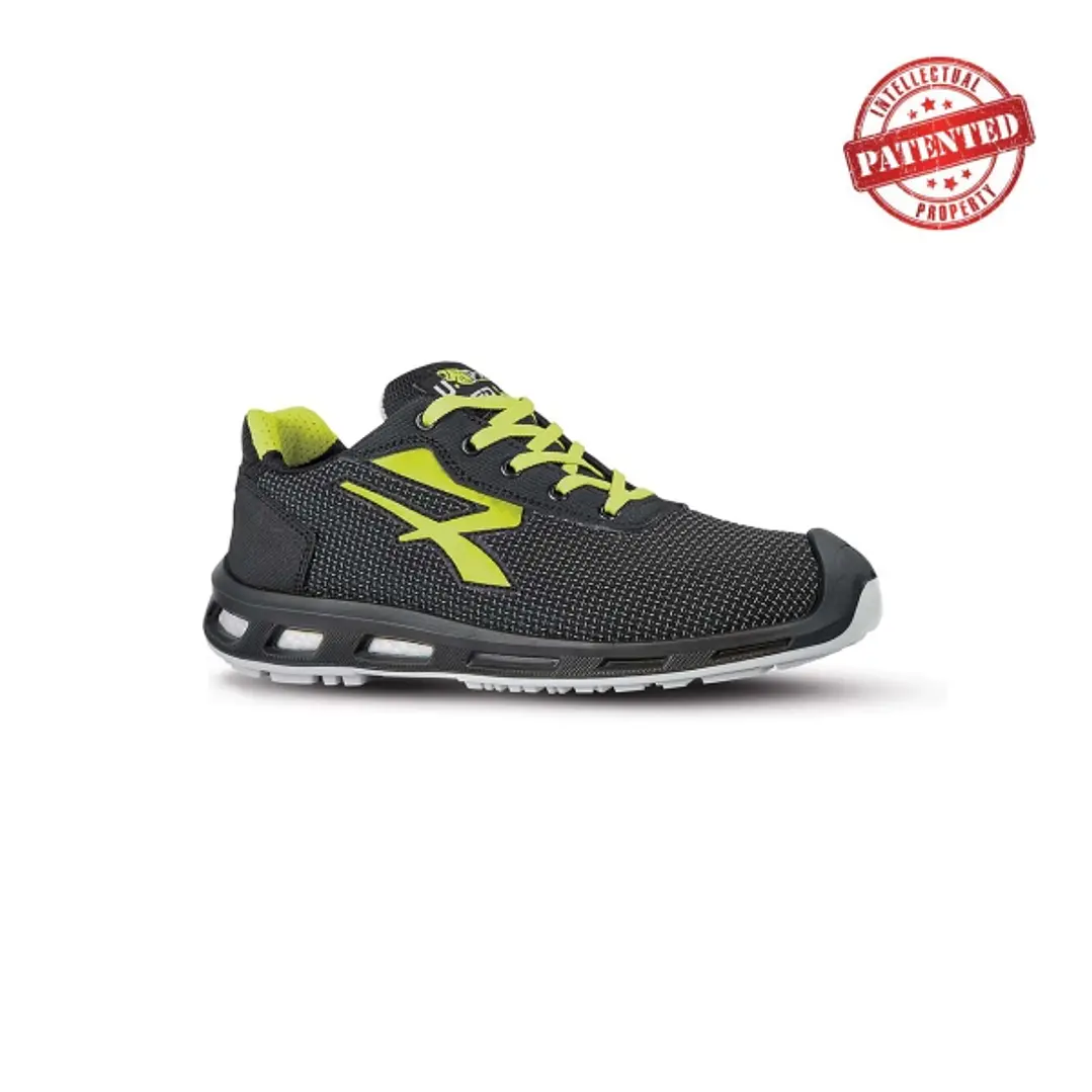 Upower Prime S ESD Calzado de Seguridad - Talla 43 - Puntera AirToe Aluminium, Antipinchazos, Alta Resistencia a la Abrasion, Suela Infinergy, Protecc 1
