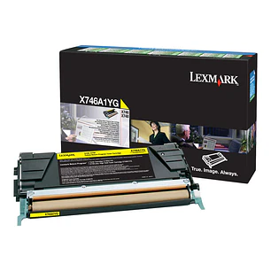 Lexmark X746/X748 Amarillo Cartucho de Toner Original - X746A1YG