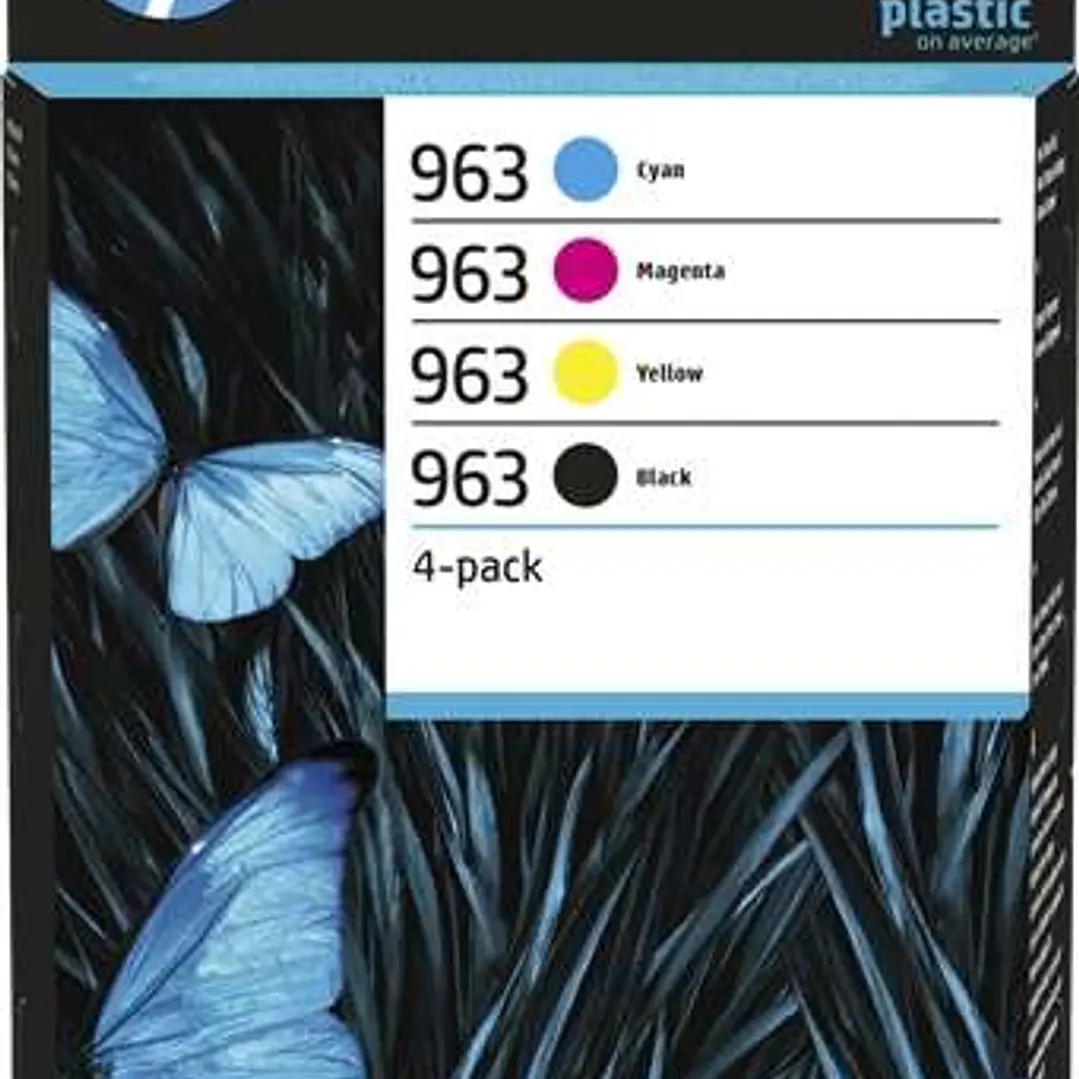 HP 963 Pack de 4 Cartuchos de Tinta Originales - 6ZC70AE 1