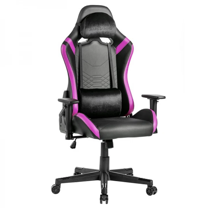 Mars Gaming MGC-PRO Silla Gaming - Cuero PU - Cojines Soft-Touch - Reposabrazos 2D - Respaldo Reclinable 135º - Soporta 150 kg - Base de Acero - Rueda 1