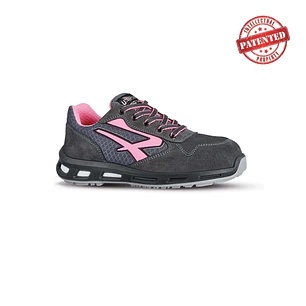 Upower Cherry S ESD Calzado de Seguridad Bajos - Talla 39 - Parte Superior de Nailon Ultraflexible y Gamuza Suave, Puntera de Aluminio, Suela Antidesl
