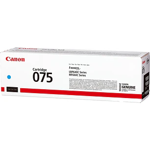 Canon 075 Cyan Cartucho de Toner Original - 6364C002
