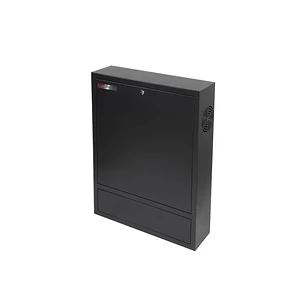 WP RWN-02601-B Armario Mural Vertical 4U - Cerradura de Seguridad con Llave Tubular - 600x150x750mm - Color Negro