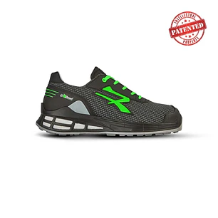 Upower Dakota S ESD Calzado de Seguridad - Talla 46 - Puntera AirToe Aluminium, Sistema Antiperforacion, Proteccion CI Contra el Frio - Color Gris Osc
