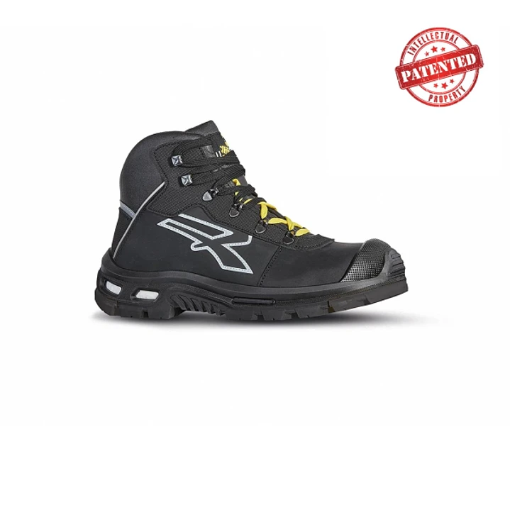 Upower Silver S ESD Zapato de Seguridad ESD - Talla 43 - Parte Superior Hidrofuga, Costuras de Kevlar, Retorno de Energia Infinergy, Puntera AirToe Al 1