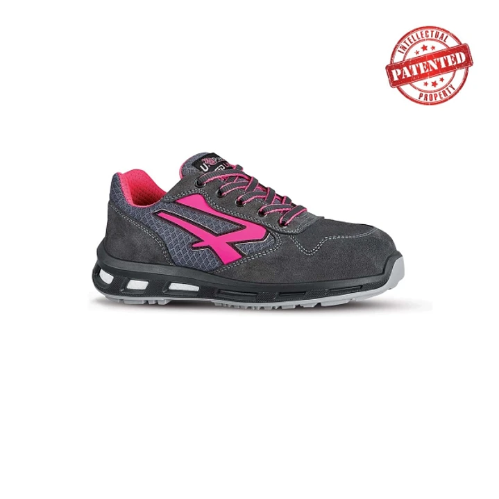 Upower Verok S ESD Calzado de Seguridad Bajos - Talla 42 - Parte Superior de Nailon Ultraflexible y Gamuza Suave, Puntera de Aluminio, Suela Antidesli 1