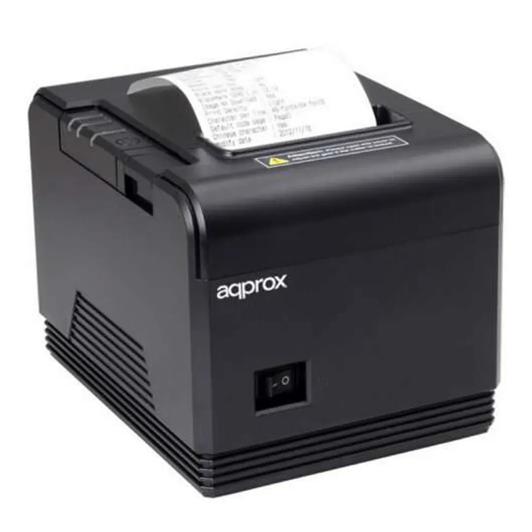 Approx Impresora Termica de Recibos - Resolucion 203dpi - Velocidad 200mm/s - USB, RS232 y RJ11 - Auto-Corte y Corte Manual 1