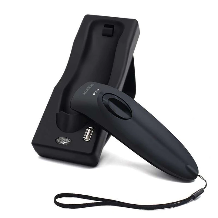 Approx Lector de Codigos de Barras Inalambrico Bluetooth RF - Indicador LED, Beeper y Vibracion  - Velocidad 30fps - Autonomia hasta 7h 1