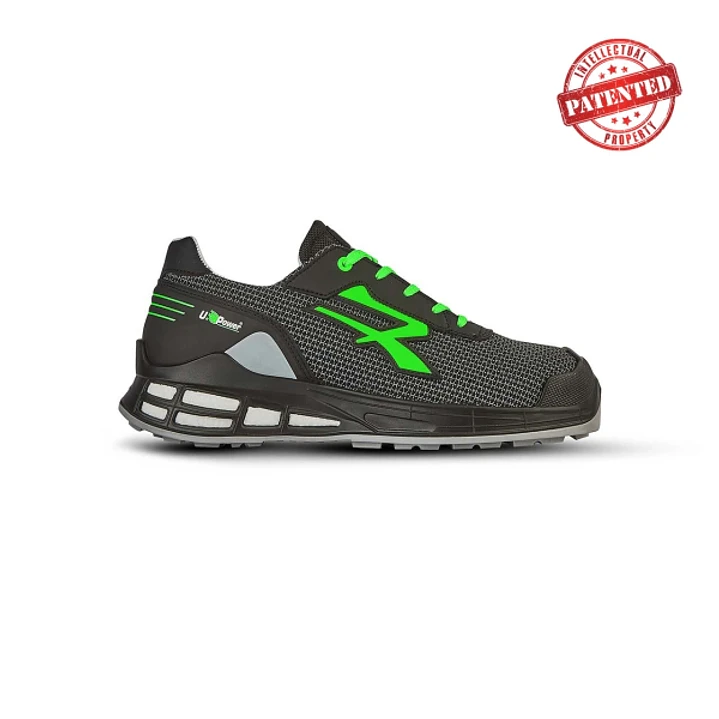 Upower Dakota S ESD Calzado de Seguridad - Talla 38 - Puntera AirToe Aluminium, Sistema Antiperforacion, Proteccion CI Contra el Frio - Color Gris Osc 1