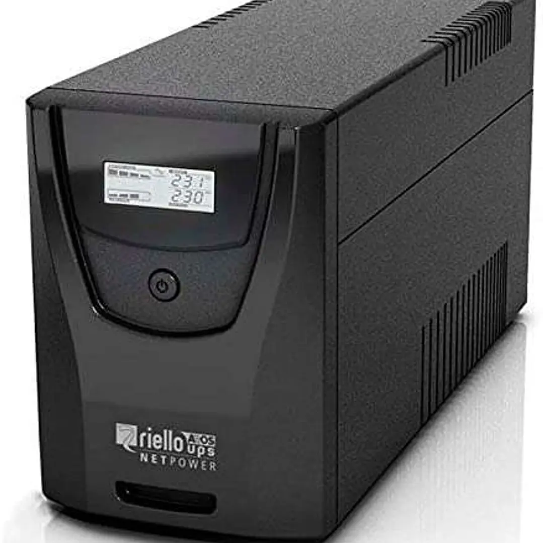 Riello Net Power SAI 1500VA 900W - Tecnologia Line Interactive - USB, RS-232, 6x IEC 320 1