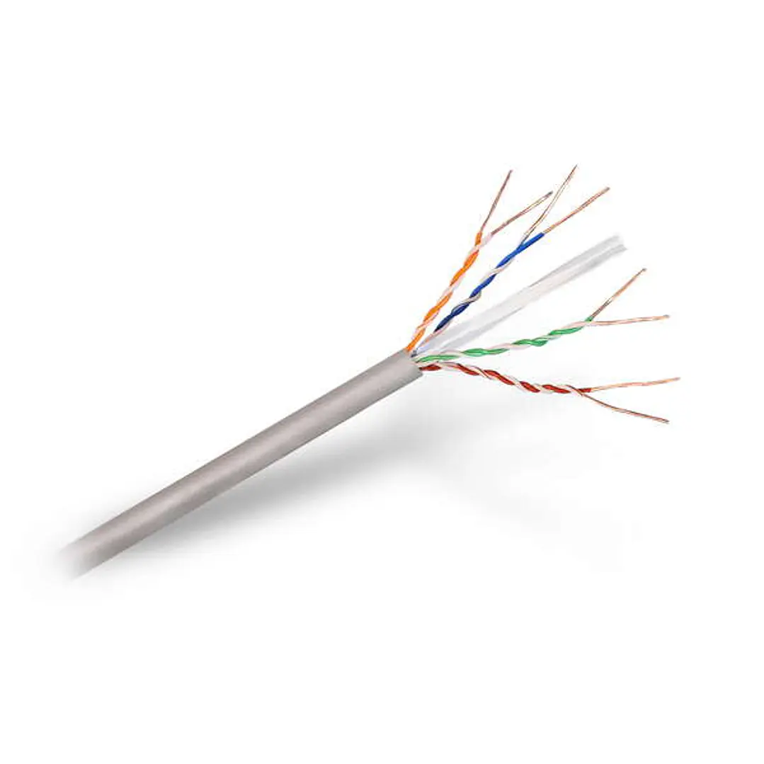 Aisens Bobina de Cable de Red RJ45 LSZH Cat.6 UTP Rigido AWG24 - 305m - Libre de Halogenos y 100% Cobre para Instalacion - Color Gris 1