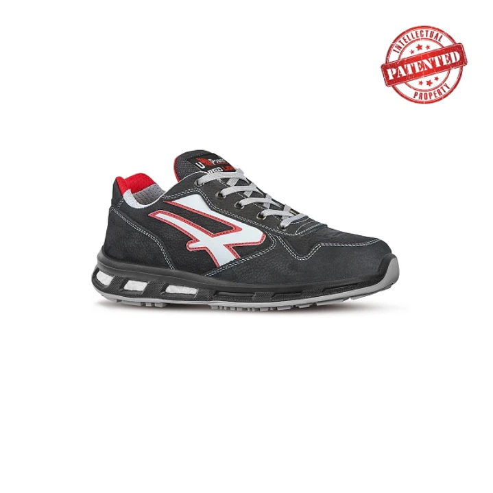 Upower Dharma S ESD Calzado de Seguridad Bajos - Talla 43 - Cuero Nubuck Resistente, Puntera de Aluminio, Hidrofugos, Antiarrugas, Antideslizantes, Pr 1