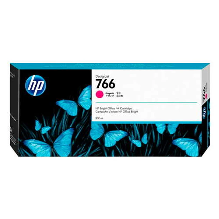 HP 766 Magenta Cartucho de Tinta Original - P2V90A 1