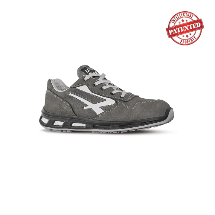 Upower Kick S ESD Calzado de Seguridad Bajos - Talla 39 - Cuero Nubuck Resistente, Puntera de Aluminio, Hidrofugos, Antiarrugas, Antideslizantes, Suel 1