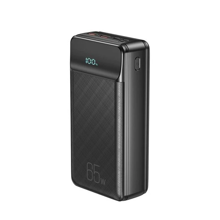 XO PR201 Powerbank 30000mAh - Entrada USB-C y Lightning - Salida USB-A y USB-C - 65W - Pantalla LCD - Color Negro 1
