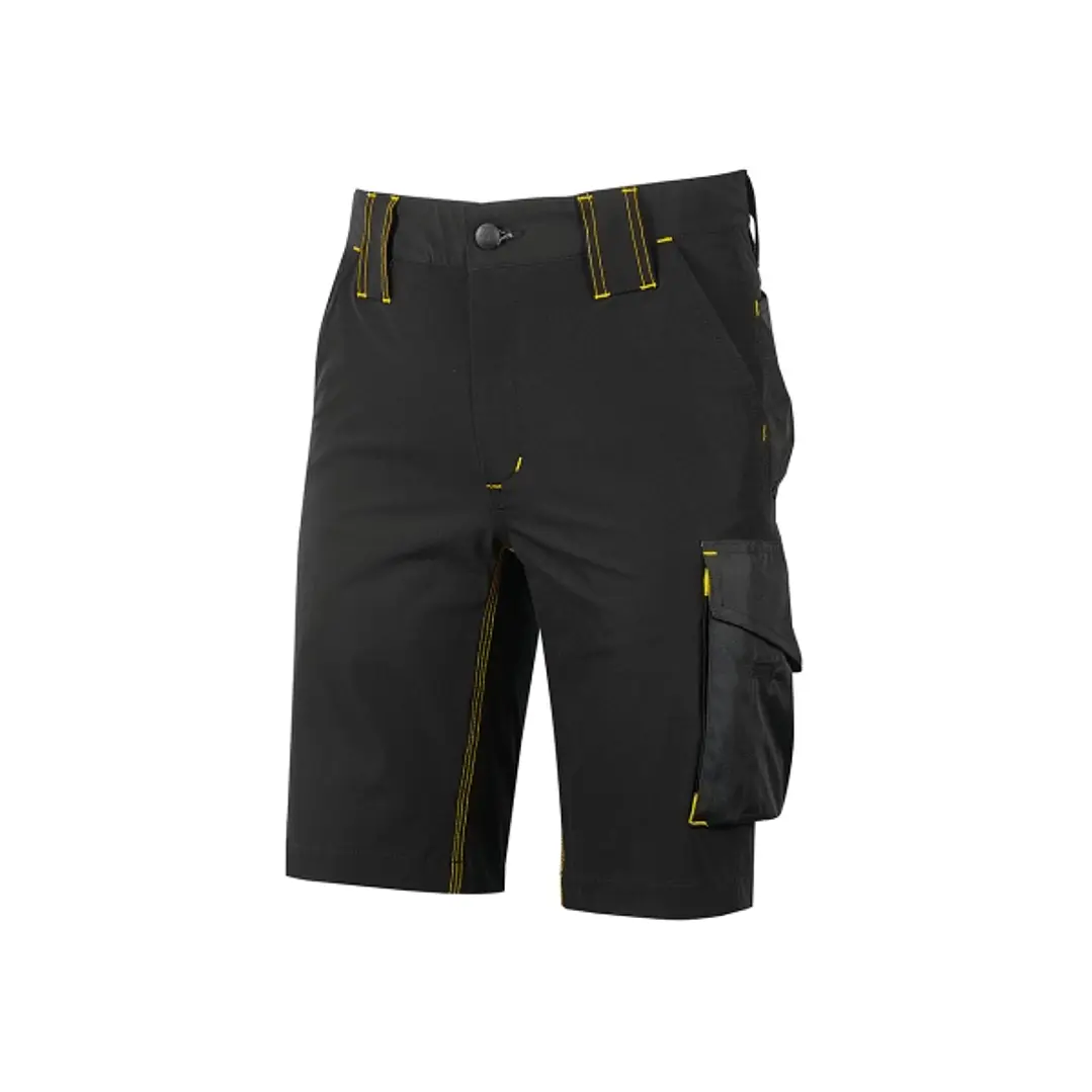 Upower Mercury Lady Pantalon Corto Elastico - Talla S - Repelente al Agua, Alta Transpirabilidad, Secado Rapido, Multiples Bolsillos Funcionales, Cint 1