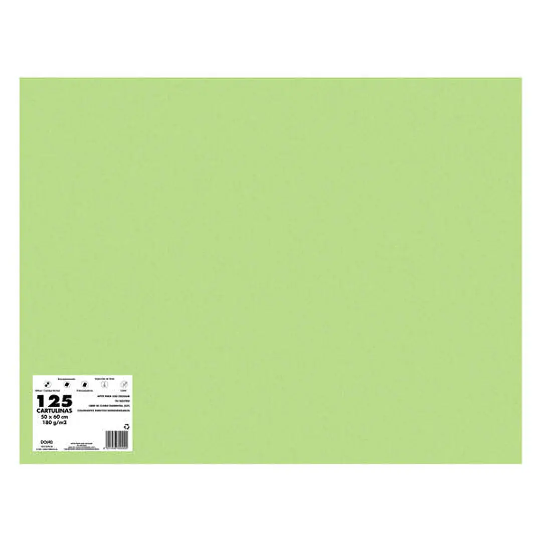 Dohe Cartulinas de Colores de 180 G/M2 - PH Neutro - Libres de Cloro Elemental - Colorantes Directos Biodegradables - para Impresion Offset, Inyeccion 1